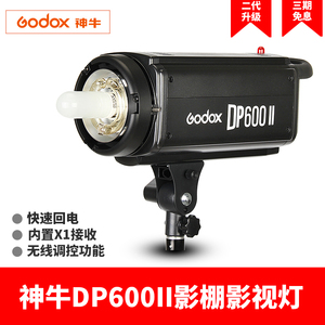 神牛DP600W二代摄影灯套装影棚影室闪光灯人像拍照模特拍摄柔光灯