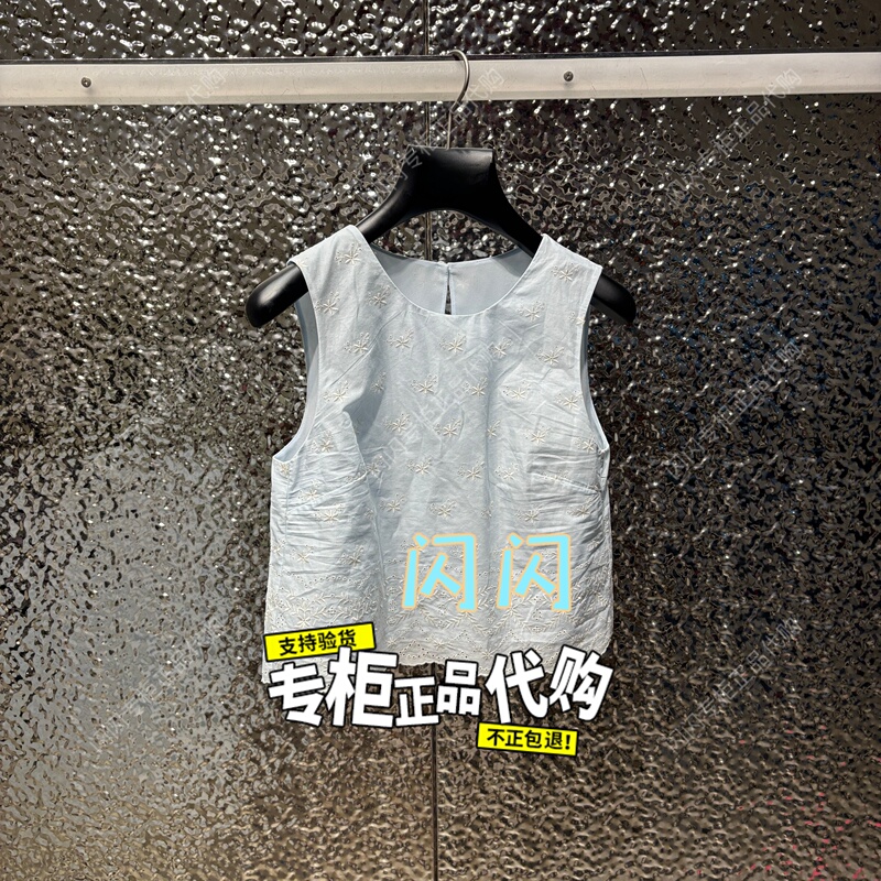 1My2010120 -Oc 2026 Summer New Style Genuine In-Stock Fashion Woven Sleeveless Shirt 7A-599 1My2010120 -Oc 2026 Summer New Style Genuine In-Stock Fashion Woven Sleeveless Shirt 7A-599