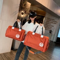 Сумка для путешествий, вместительный и большой чемодан, складная спортивная сумка, в корейском стиле