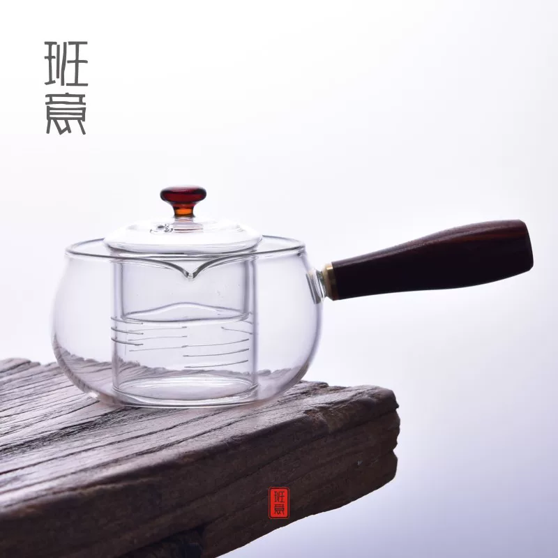 Чай Xiao Qing Gang, чайник из стекла, набор