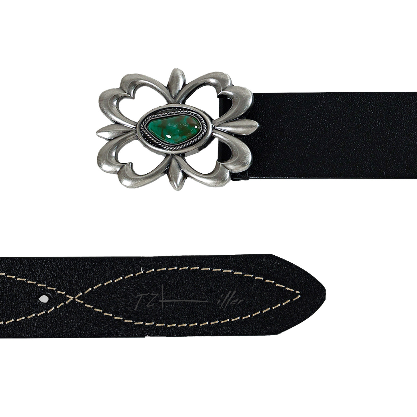 TZ killer Лицевая коровья кожа ремень Belt под открытым небом дизайн металлической пряжкой кожаный ремень "бабочка форменный Фильм "