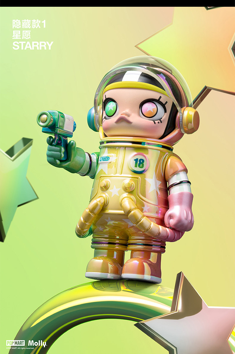Куклы/ украшения/детали popmart泡泡玛特mega space molly 100% 周年系列3盲盒礼物