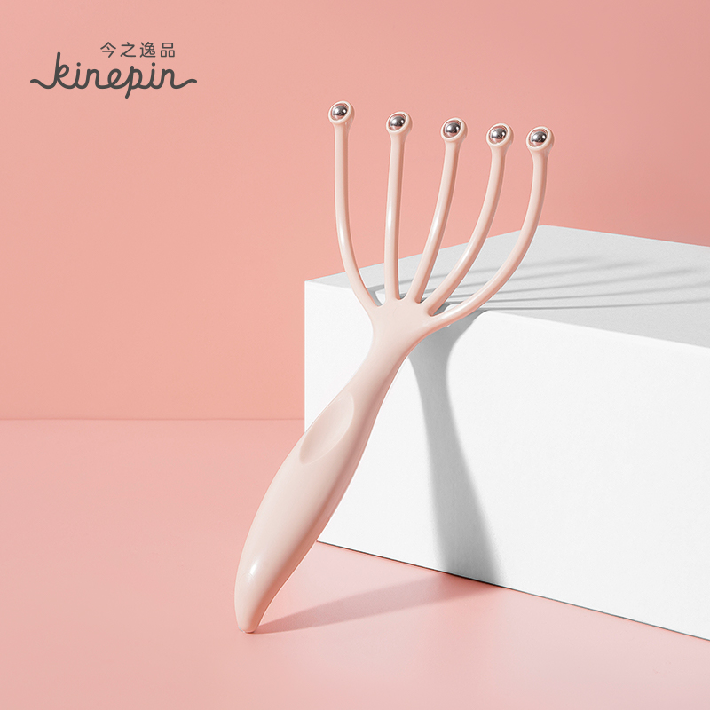 Imago Pin five-claw massage head comb with steel ball rolling head massager scratching head scratch scalp home massage comb