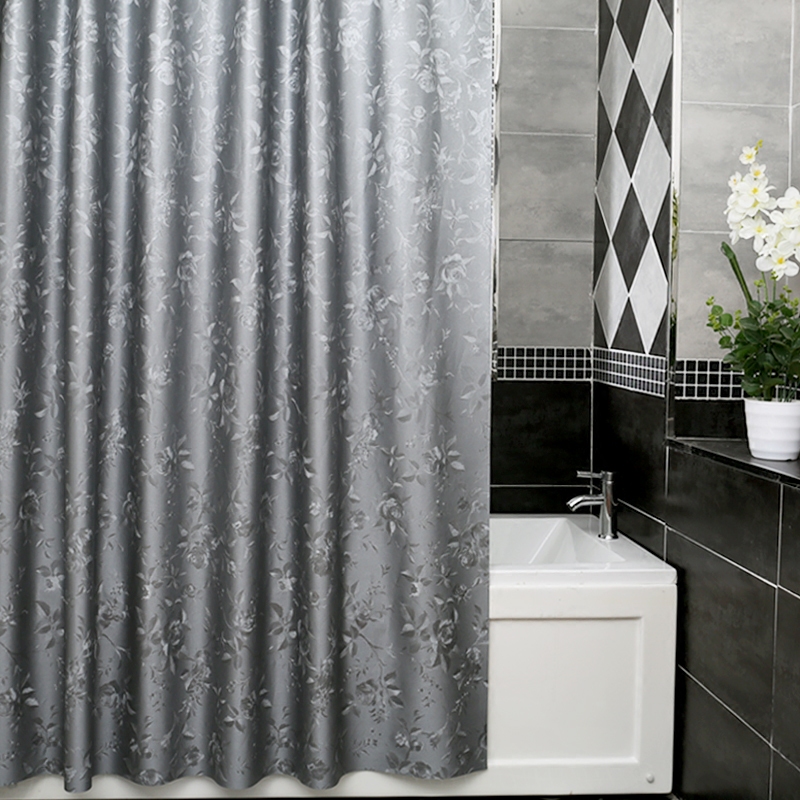 Makeup Room Waterproof Bath Curtain Shower Curtain thickened Anti-Mold Curtain Bathroom Door Curtain Partition Window Shade hangings