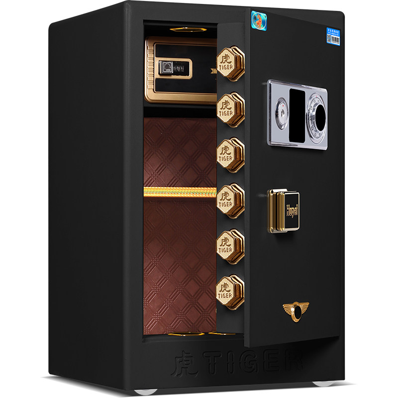 Tiger Cards Home Safe MECHANICAL LOCK PASSWORD FINGERPRINT 50cm 60cm HOME OFFICE SMALL FINGERPRINT PASSWORD FULL STEEL ENTRANCE WALL WARDROBE HEADBOARD BURGLAR FIRE SAFE DEPOSIT BOX OFFICE