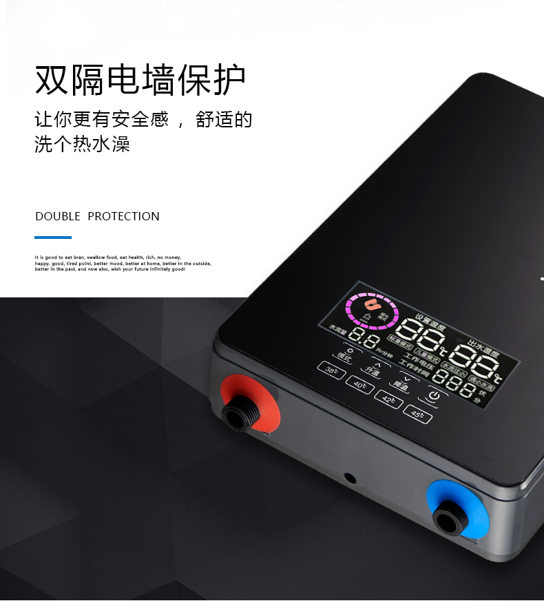 máy nước nóng casper Máy nước nóng tức thời TCL TDR-70TM hộ gia đình điện tốc độ nhỏ tắm nóng máy tắm miễn phí lưu trữ nước - Máy đun nước ariston 20l