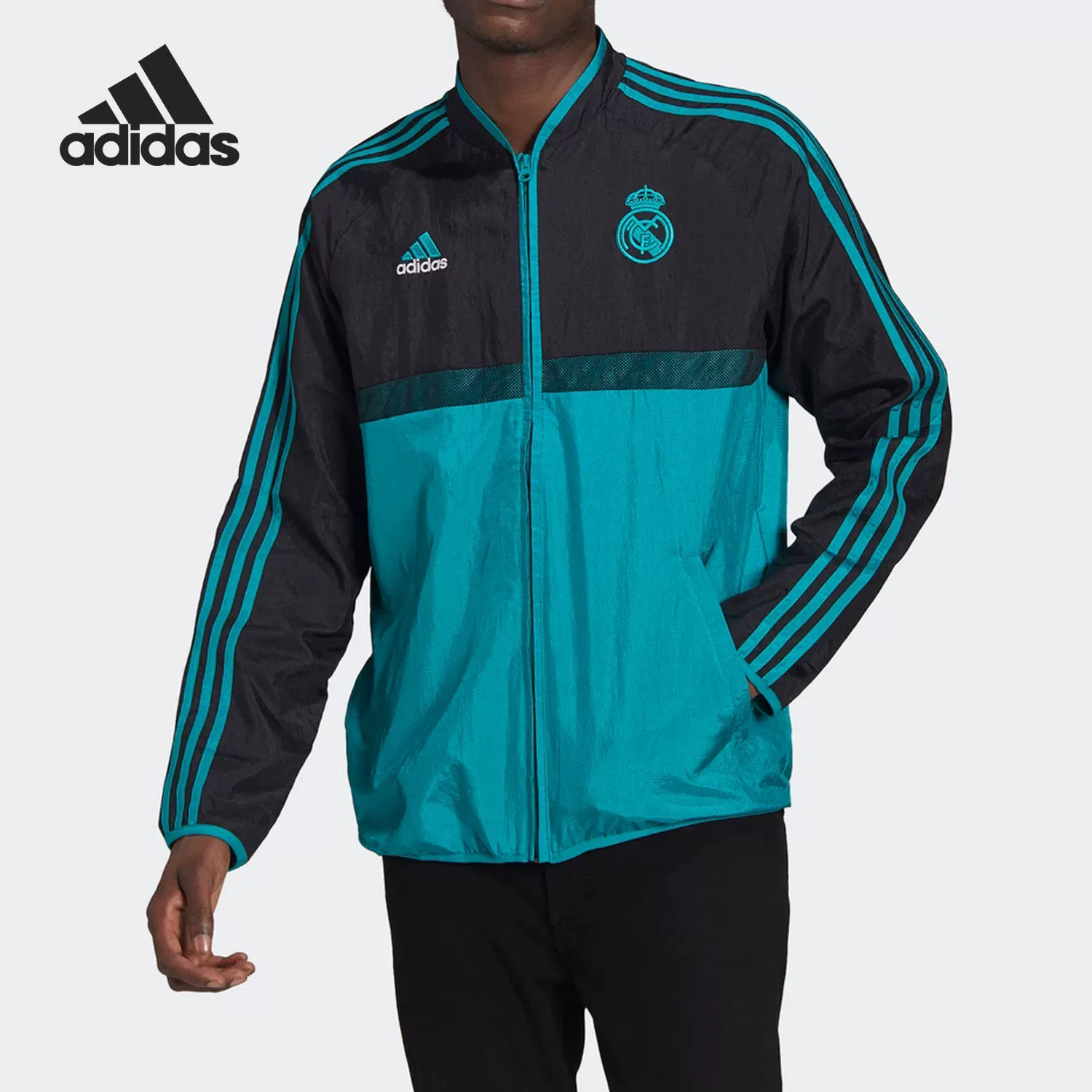 Футболка/ футболка Adidas Authentic Real Madrid мужская спортивная куртка с высоким воротником GR4251