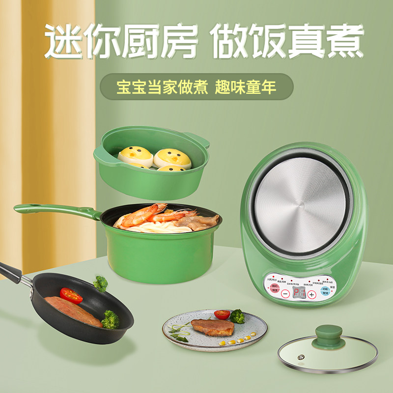 Foraring Children Mini Kitchen Genuine Cooking full set of girls Dining house Wine Dinner Toy Sets for cooking emulated birthday present