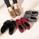 Doudou shoes women's winter plus velvet 2021 new thick-soled mother plush cloth shoes old Beijing flagship store official