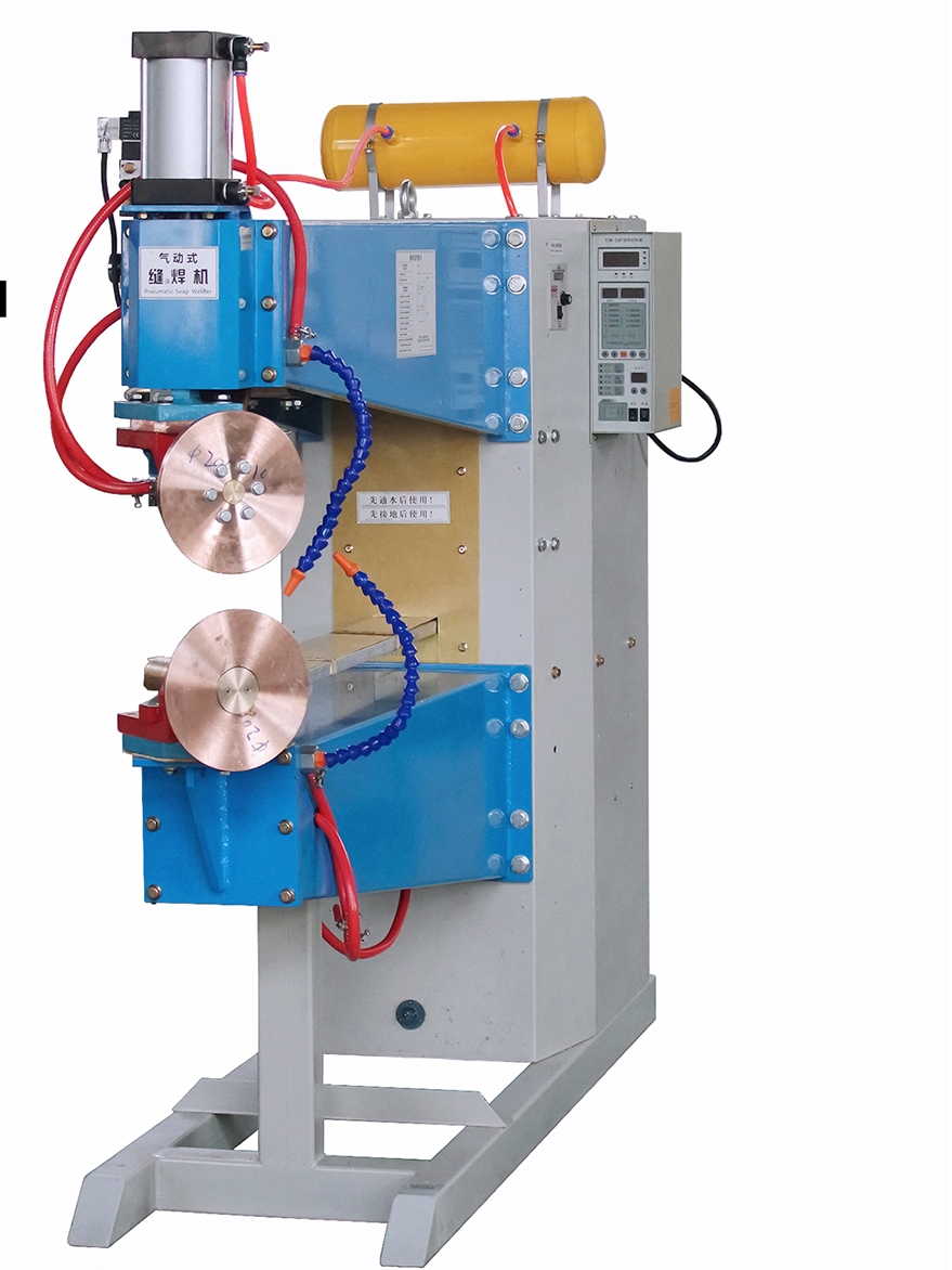 Mid-autumn special offer AC pneumatic long arm roller welding machine copper wheel welding machine stainless steel sink 304 table roller welding machine