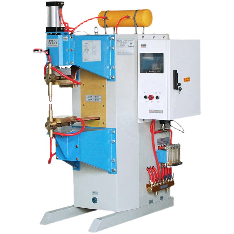 Supply intermediate frequency spot welding machine pneumatic DC inverter butt welding machine nut automatic spot welding equipment aluminum plate welding