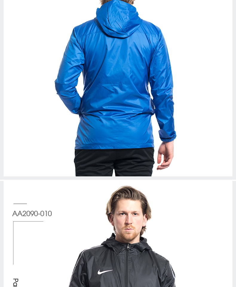 Nike Nike Sports Jacket Men Team Sideline Mùa xuân và mùa thu Gió và mưa Huấn luyện bóng đá - Áo khoác thể thao / áo khoác áo gió thể thao