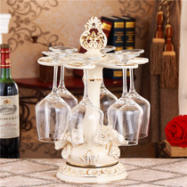 Real Imperial Creative Wine Glass Shelf Upside Down home suspension European-style High-foot cup shelf Living room Decorative Ceramic Red Wine Rack Pendulum