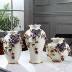 Bình hoa châu Âu mô phỏng cắm hoa trang trí bàn cà phê trang trí phòng khách - Vase / Bồn hoa & Kệ Vase / Bồn hoa & Kệ