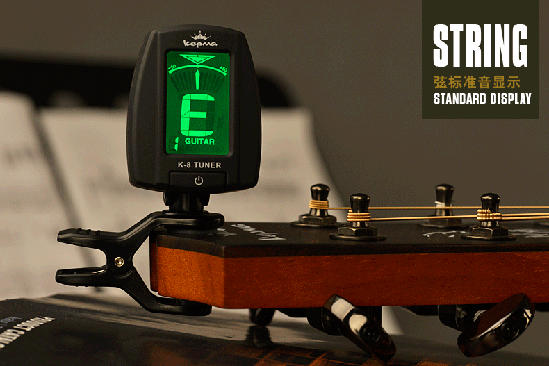 Kama guitar tuner ukulele tuner điện tử dân gian phụ kiện guitar acoustic treble nhạc cụ điều chỉnh - Phụ kiện nhạc cụ bộ dây đàn guitar acoustic