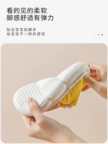 Детские зимние тапочки, водонепроницаемая нескользящая детская удерживающая тепло детская сумка для мальчиков