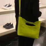 物著 Небольшая дизайнерская весенняя вместительная и большая сумка на одно плечо, сумка через плечо, в корейском стиле