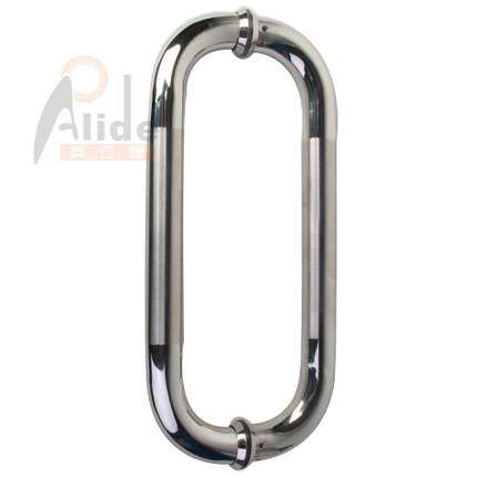 Glass door handle 304 stainless-steel glass door handle the model office wooden door round O-shaped big handle