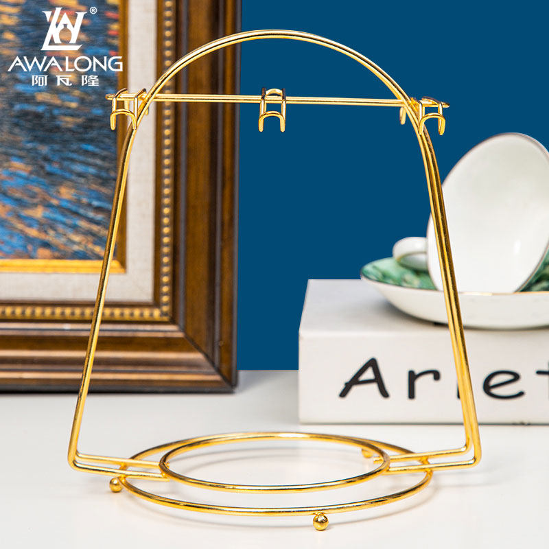 Avalon Home Life Coffee Accessories Black Iron Cup rack Accessories Stainless Steel Cup frame