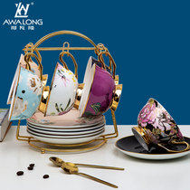 Coffee Cup European small luxury ins style elegant modern light luxury British bone china single Nordic ceramic cup