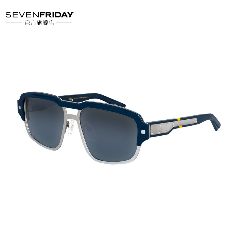 SevenFRIDAY Seven Friday Fashion Sunglasses Men's and Women's Personality Trend Sunglasses PILOT Series