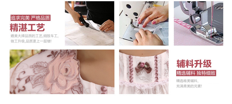Đồ ngủ nữ cao cấp cho nữ mùa xuân và mùa thu dài tay cotton trùm đầu Dịch vụ tại nhà XL áo len cotton nữ bộ lanh mặc nhà