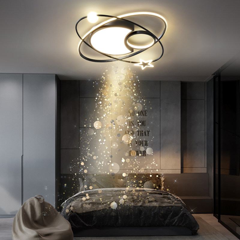 Bedroom lamp 2021 new lamps modern minimalist led master bedroom light luxury creative children's room lamp ceiling lamp