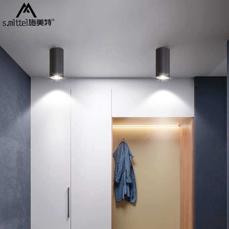 Ming drum lights simple modern walkway lamp corridor lights flow into the outdoor spotlight round Nord LED balcony lamps