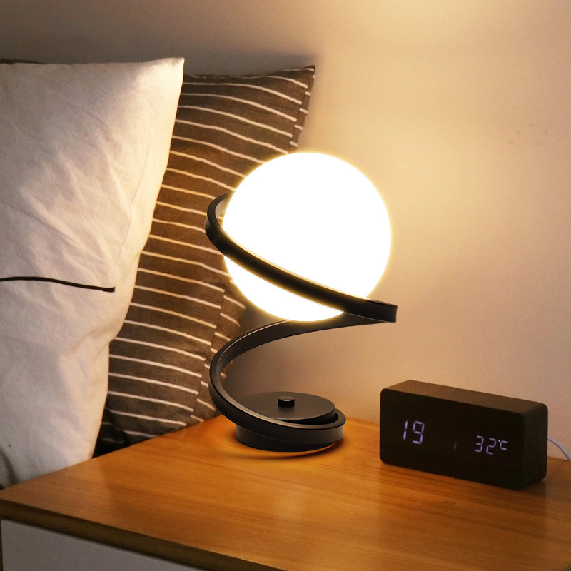 Table lamp night light Nordic dormitory desk lamp learning living room study light modern simple creative lamp bedroom bedside lamp
