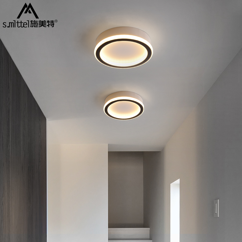 Nordic suntable lamp porch corridor aisle light simple modern home bedroom cloakroom lamp LED ceiling light