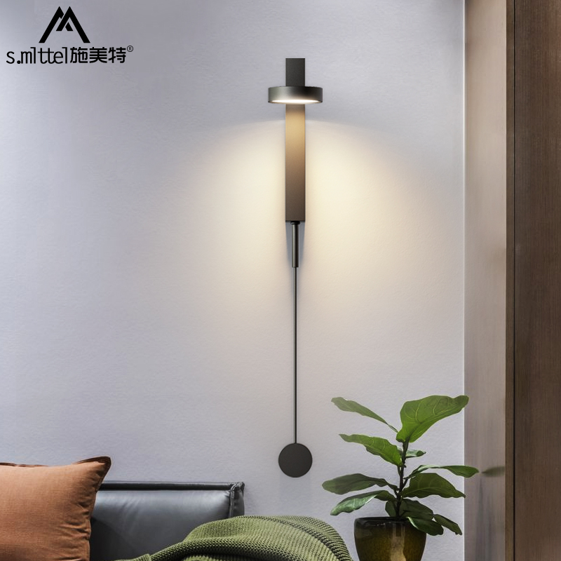 Bedside Lamp Wall Lamp Nordic Style Personality Creative Wall Lamp Aisle Living Room Stairs Room Wall Lamp Bedroom Wall Lamp