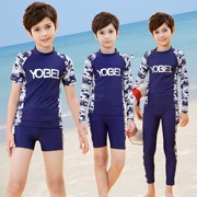 Đồ bơi bé trai và quần áo trẻ em chống nắng quần áo bơi cho bé trai Quần áo nhanh cho bé quần bơi dài tay phù hợp với quần bơi - Bộ đồ bơi của Kid