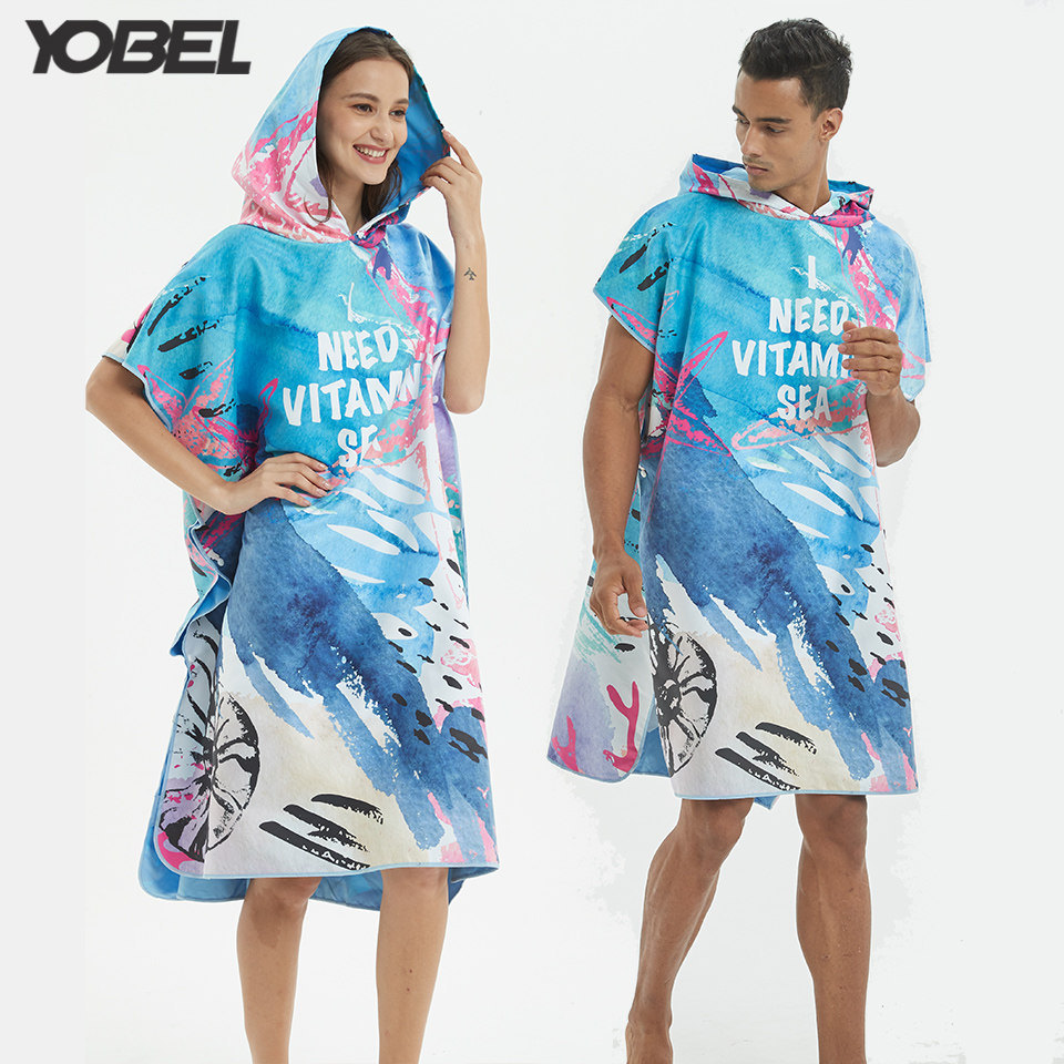 Swimming diving Beach bathrobe Change clothes Quick-drying bath towel Men's and women's hot spring quick-drying absorbent tank canopy Absorbent towel Yukata