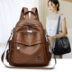 Brand genuine leather backpack large capacity soft cowhide backpack