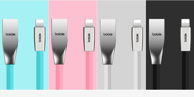 boigle / S05 / kẽm hợp kim đèn flash của Apple điện thoại sạc cáp dòng dữ liệu 1 m 2 m 0,3 m vận chuyển tùy chọn - Phụ kiện điện thoại di động