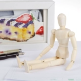 Комиксы, деревянный деревянный человек, марионетка, кукла, модель рук, манекен головы, 12 дюймов, 12 дюймов, 30см