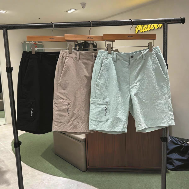 Golf Men's New Summer Casual Sports Thin Shorts Versatile Fabric Fine Plaid Elastic Quick-Drying Outdoor Golf Men's New Summer Casual Sports Thin Shorts Versatile Fabric Fine Plaid Elastic Quick-Drying Outdoor