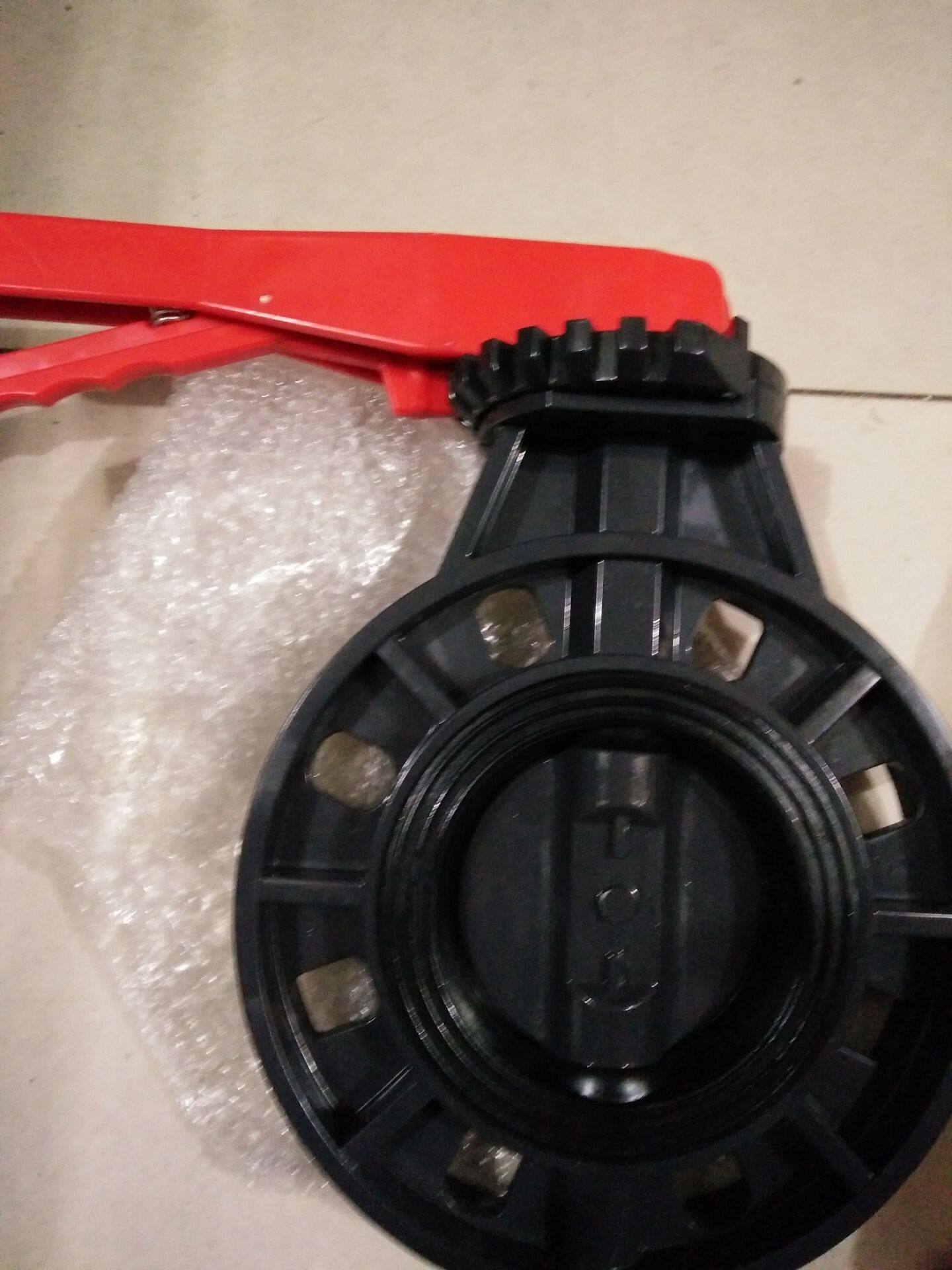 PVC butterfly valve clip butterfly valve handle UPVC butterfly valve switch valve DN50 65 80 100 125 200