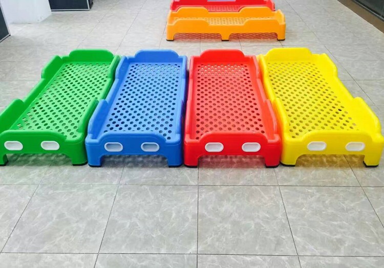 Children's Bed Kindergarten Plastic Bed Kindergarten Transfer to Plastic Bed Children's Bed Children's Bed