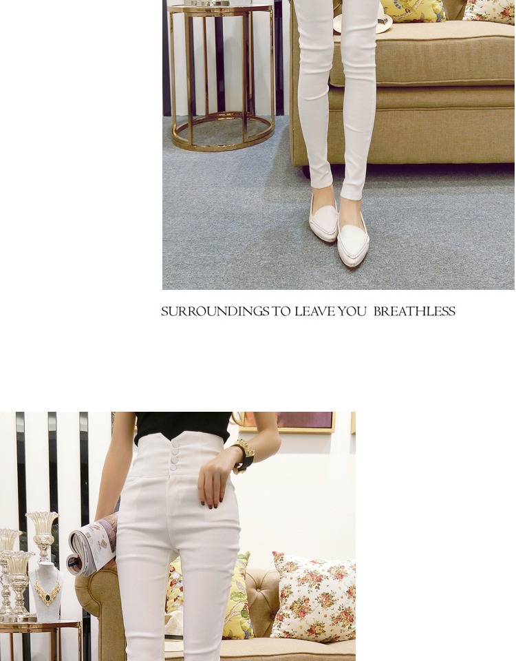 Quần legging nữ mặc cộng với nhung dày 2018 mới cao eo đen chân thu đông và quần bút chì Hàn Quốc shop quần áo thời trang nữ 