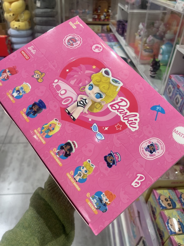 Miniso Barbie Pink Power Series Figure Blind Box Cute Barbie Figurine Free Shipping on Orders over 88