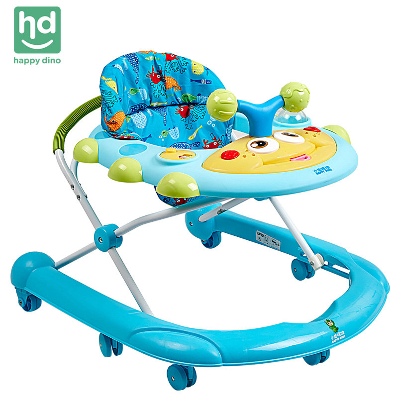 Xiaolong Harpy 7-18 months baby walker baby U-shaped multi-function anti-rollover can sit in children's walker