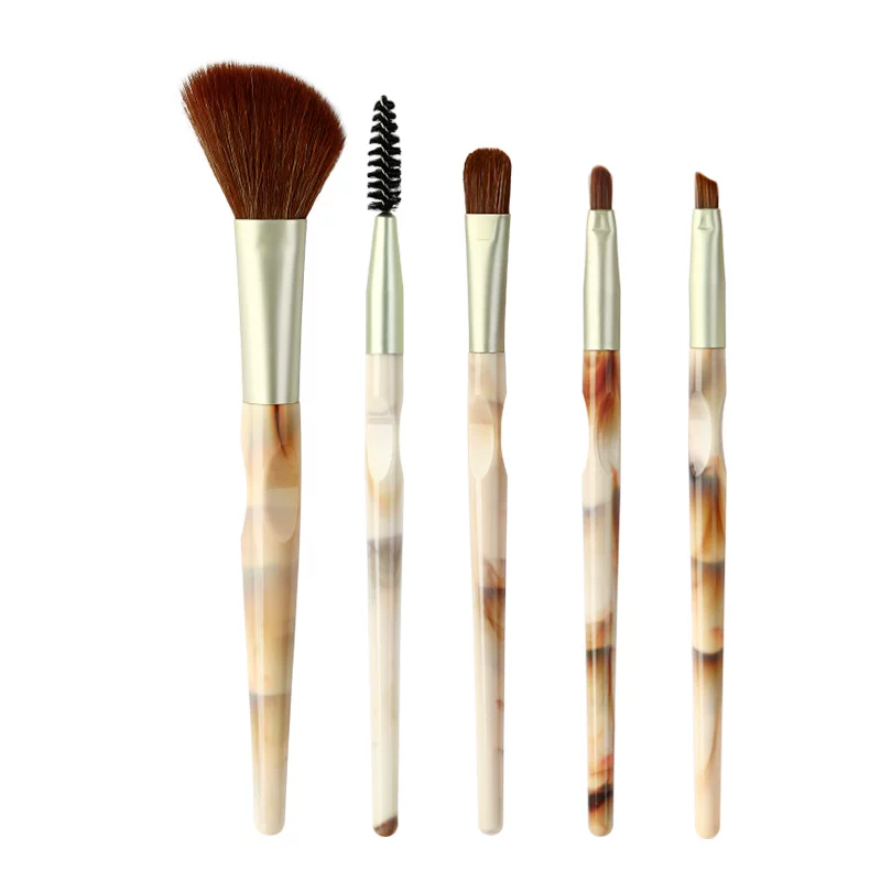 Brush, foundation, handheld face blush, full set