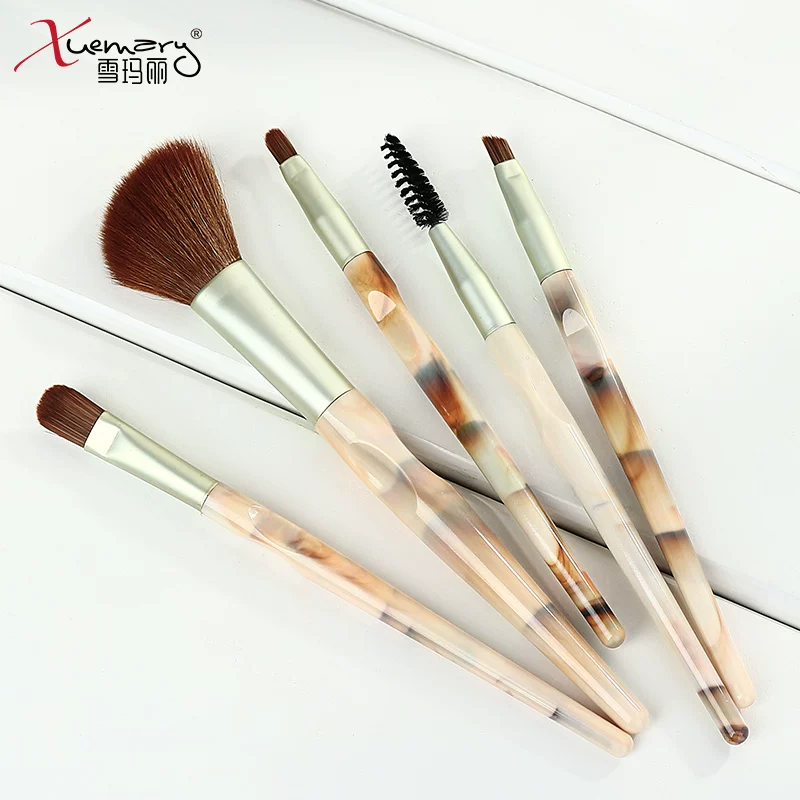 Brush, foundation, handheld face blush, full set