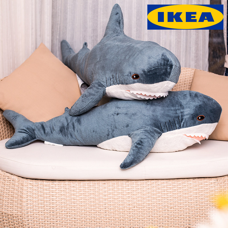 Ikea Ikea Shark Buluo Yi Plush Toy Doll Pillow Cushions Cute Doll