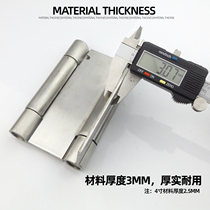 Hinge stainless steel automatic rebound invisible door self-closing door closer inside and outside double open free single and two-way spring hinge