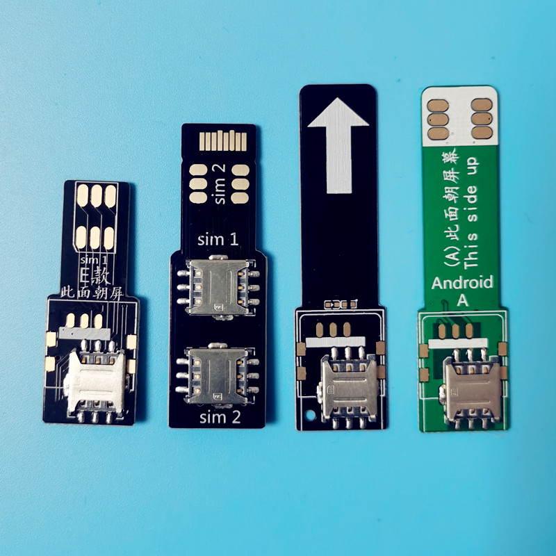 ビジネスホールカード開封テストに適用 Apple Android 携帯電話カードリーダー 携帯電話外付けカードトレイ カードスロットリーダー