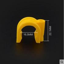 Fuel Gas Pipe Yellow Tube Card Coal Tracheogas Pipe Stainless Steel Bellows Special Pipe Clip Fixed Card 4 points 3