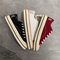 Korean counter MLB spring new letter embroidery solid color classic biscuit shoes 32SH01111