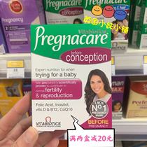 British pregnacare womens pregnancy preparation folic acid pre-pregnancy and mid-pregnancy nutrients multivitamin folic acid